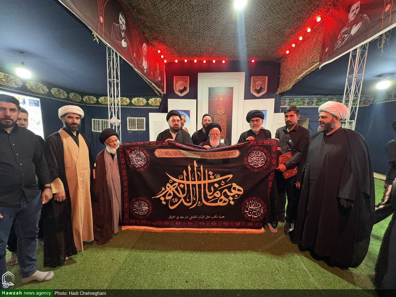 بازدید و تقدیر نماینده ولی فقیه در کشور عراق از برخی از مواکب مسیر نجف به کربلا